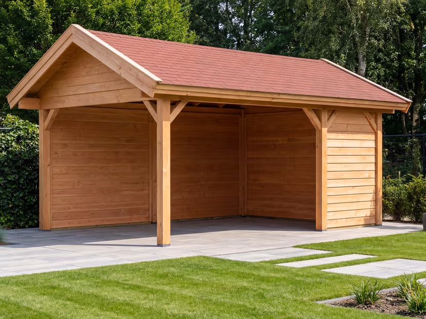 Holzario tuinhuis + Veranda Belogna 486x350 PS5